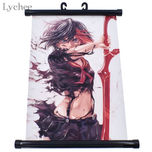 

lychee japanese anime kill la kill scroll painting wall hanging poster canvas poster living room home art decoration