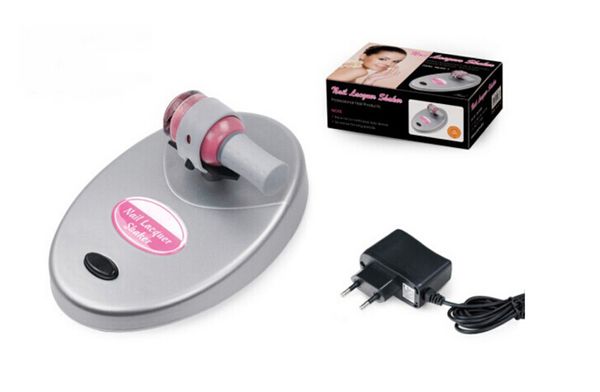 

nail lacquer shaker nail polish paints nail art tool glue gel oscillator for dry thick pigments e0332, Silver