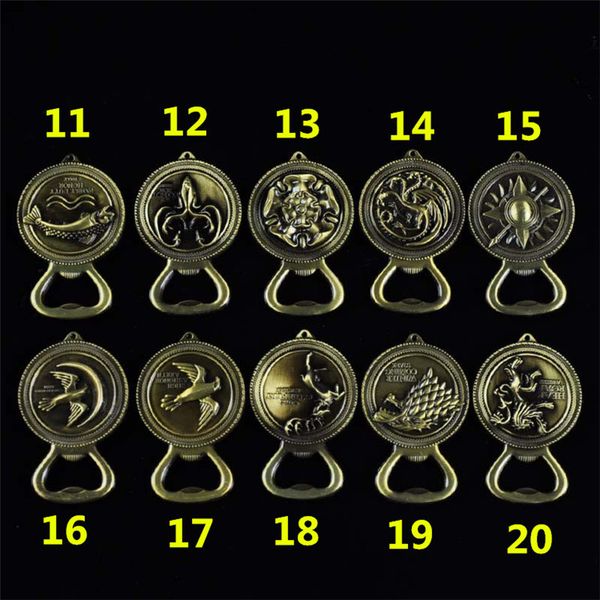 

bulk lots 7cm song of ice and fire keychains keyrings bottle opener home decor kitchen accessories party supplies wedding decorations t1i664