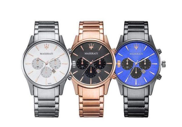 

автоматическая дата роскошная мода мужчины стол подарок стальной ремень движени