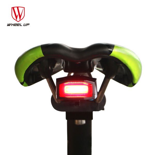

wheel up anti-theft bike alarm light bicycle taillights waterproof security mtb bike rear light lamp sos cycling taillight