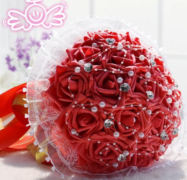 

eternal angel 18 flower red bride bouquet wedding gift simulation flower
