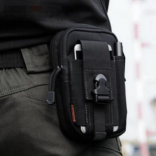 

outdoor sports multi-functional tactical pocket male 5.5-6 inch large screen mobile phone wear belt bag large capacity