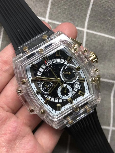

Selling New 2018 AAA High Quality All Pointer Work Automatic Men's Watches Luxury Brand Watch Man Fashion Jelly Series Sports Wristwatches