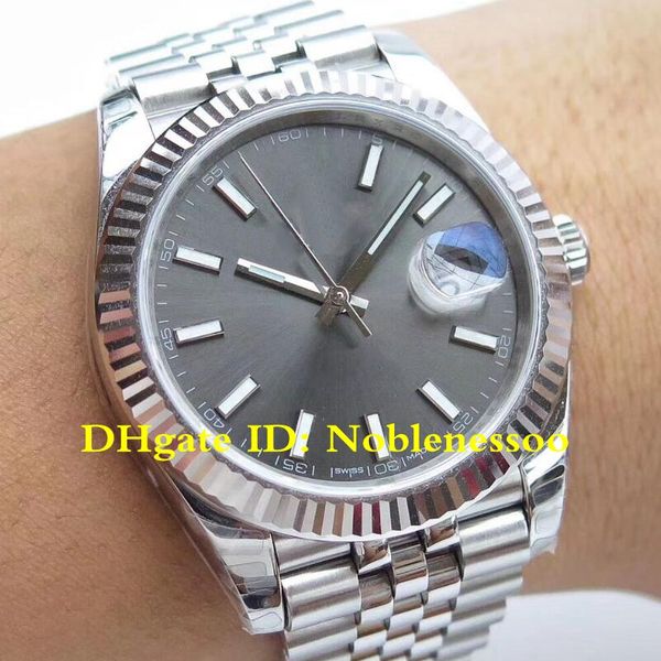 

5 color cal 3235 movement watch luxury men dateju t 126334 41mm jubilee rhodium dial 126333 eta 3235 automatic watche