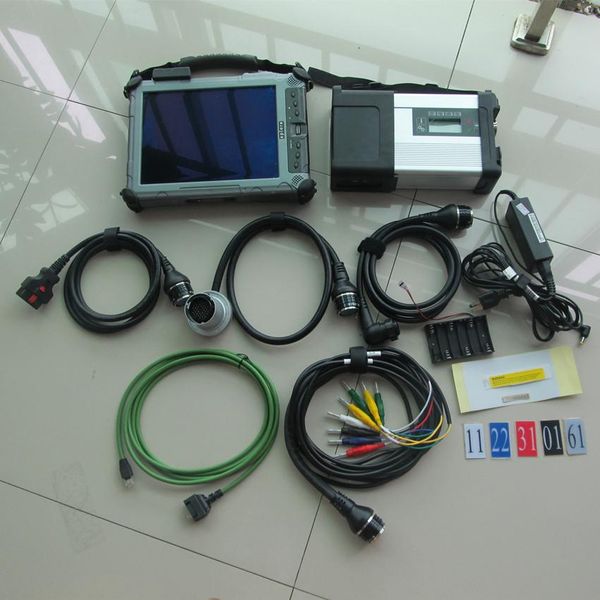 

mb star automotive diagnostic tool sd compact c5 software ssd with lapxplore ix104 tablet i7 4g