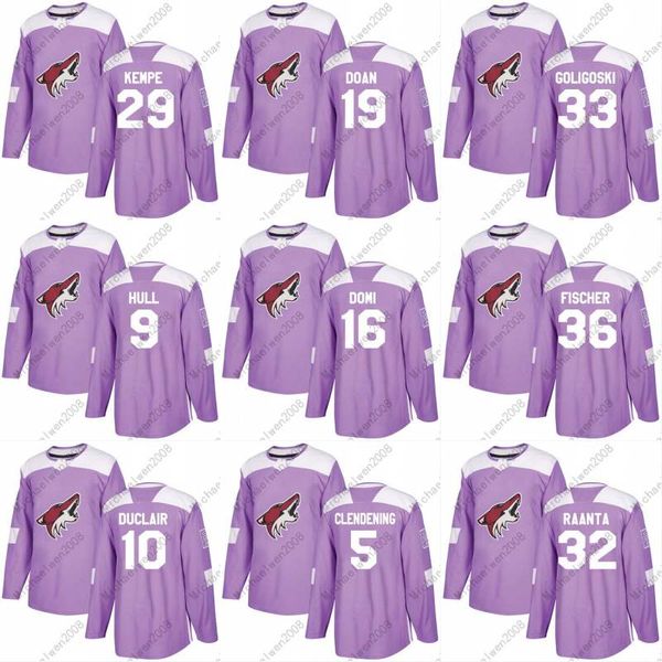 

2018 Fights Cancer Jersey 8 Tobias Rieder 34 Zac Rinaldo 21 Derek Stepan 18 Christian Dvorak 48 Martinook Arizona Coyotes Hockey Jerseys