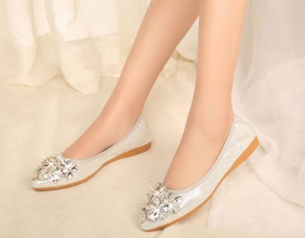 

send 2018 autumn water drill pointed end flat bottom women's shoes, Black