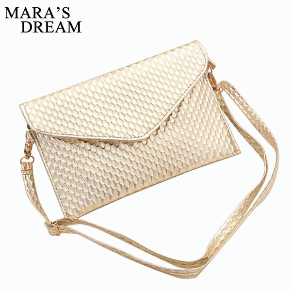 

mara's dream 2018 charming women clutch evening party bags gold sequins beach bag purse envelope pattern women messenger bags