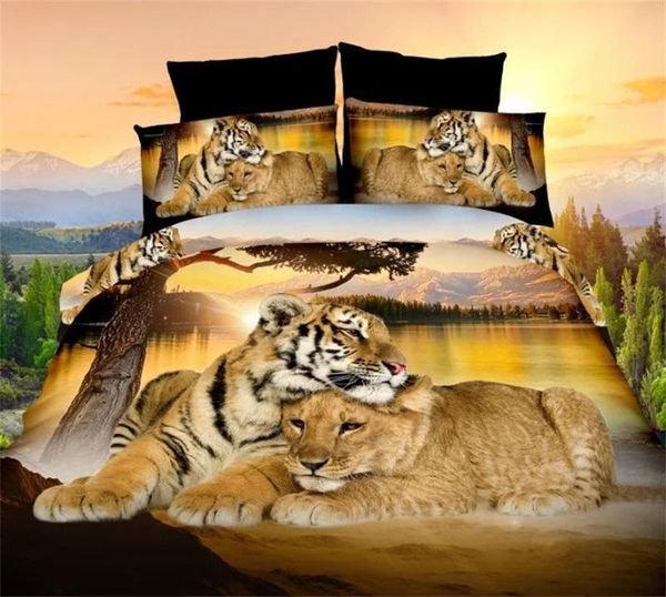 3d Printing Four Piece Suit Bedding Sets Oversize Luxury Duvet