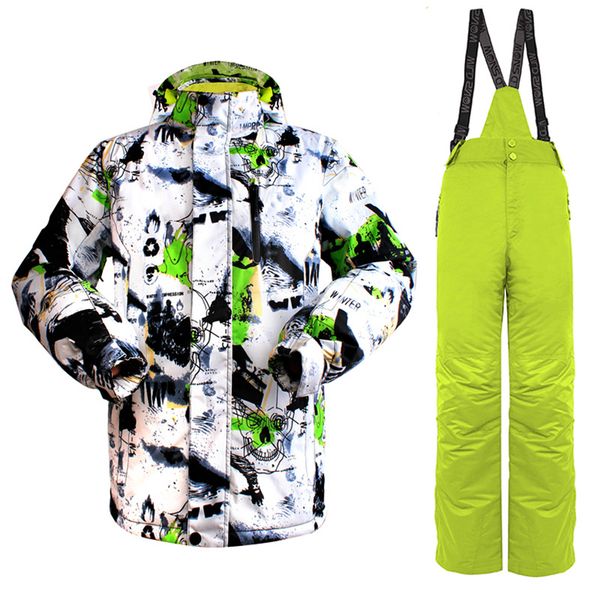 

2018 new waterproof brand ski suit warm winter ski jacket pants outdoor skiing snow snowboard jacket pants snowboard sets