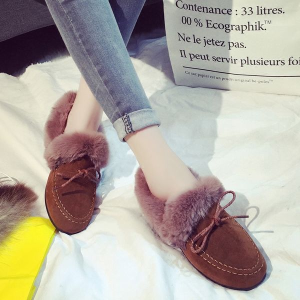 

add cotton warm snow wool shoes, winter fashion warm warm cotton women's shoes, 2020 new joker added velvet women's shoes, Black