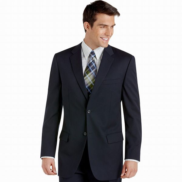 

2018 black men suits wedding suits business suits custom made bridegroom business slim fit simple formal tuxedos blazer prom jacket+pants, Black;gray