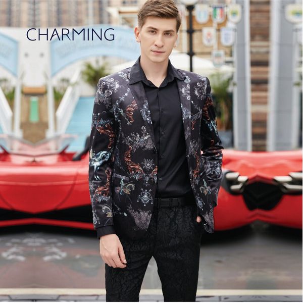 

men suit wear, designer suit, men italian suits, luxurious velvet printed fabric, tailored jackets, for singers, wedding party suit, Black;gray