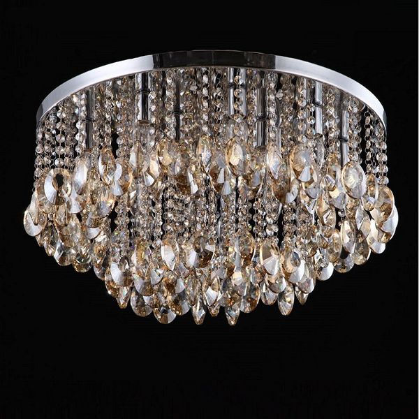 

50cm flush mount modern ceiling lights k9 crystal ceiling lamp bedroom lamp living room lights fashion ceiling lighting crystal