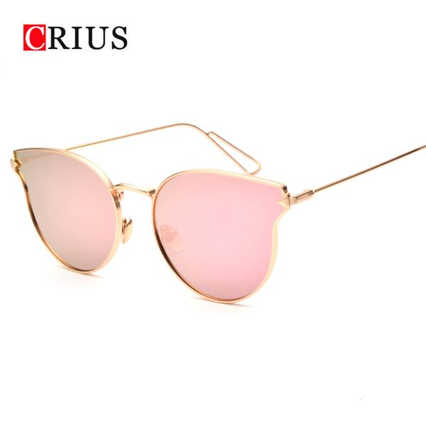 

h 2018 new oculos feminino vintage women's sunglasses retro big frame sun glasses women metal mirror lens brand design, White;black