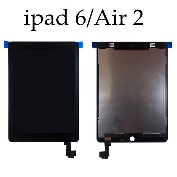 

100%tested 9.7"original display for ipad air 2 air2 ipad 6 a1567 a1566 lcd display with touch screen digitizer assembly+dhl