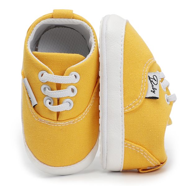 

Холст обувь Infantil Мягкая подошва Обувь для малышей Кроссовки на шнуровке Пинетки для новорожденных Anti-Slip Классический Baby Boy Girl Prewalker