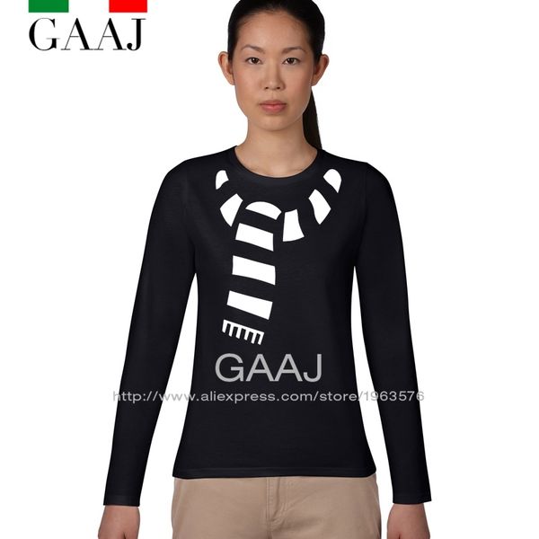 

t shirt women funny christmas casual ladies long sleeve plus size women shirts woman 2017 loose o neck, White