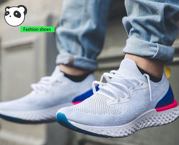 

2018 Hot Sale Epic React Instant Go Fly Running Shoes Women Men Black White Grey Breathable Athletic Sport Sneakers