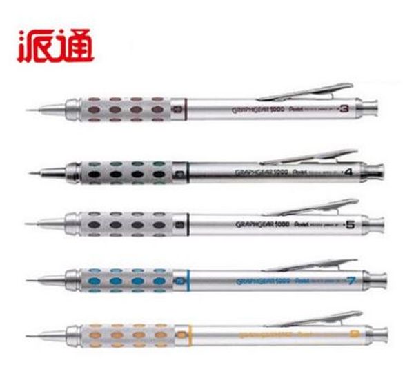 

pentel graphgear 1000 retractable metal head mechanical pencil japan