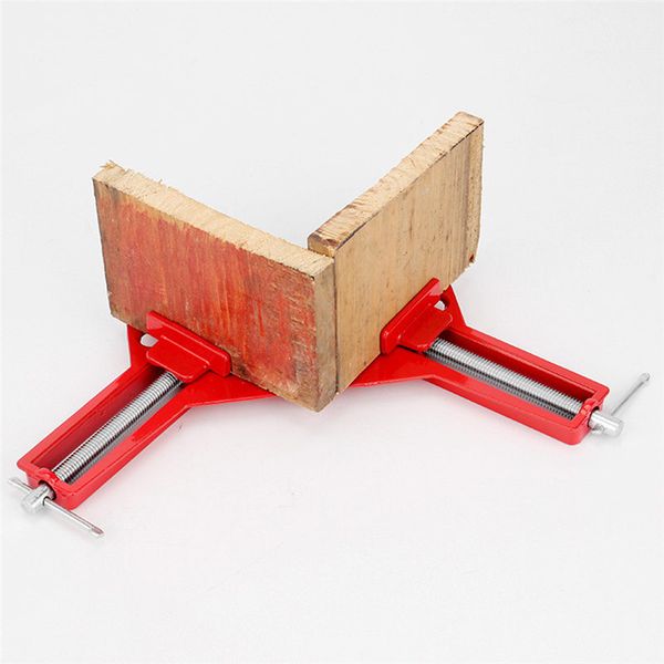 

90 degree clamps for woodworking 100mm picture frame corner clamp right angle mitre clip holder wood clamp hand tool