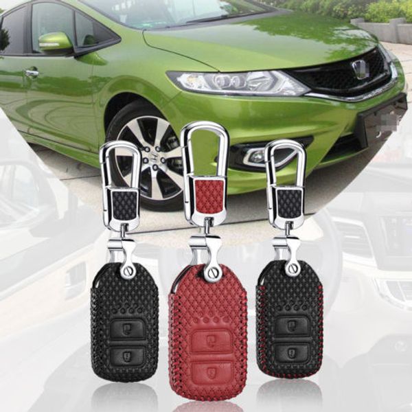 

smart key remote entry fob case cover with key chain for honda crosstour 14-2016