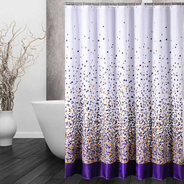 

waterproof polyester fabric bath curtain set shower curtain custom for bathroom waterproof polyester shower