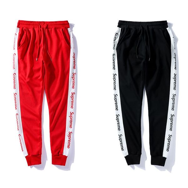 

Мужчины брюки письмо брюки осень зима мужчины повседневная брюки Брюки гарем бег