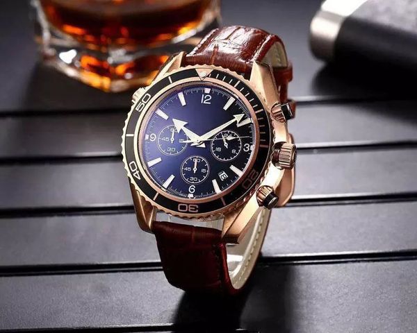 

New Luxury mechanical men High Quality quartz Movement Wristwatches James Bond 007 Mens Sports Chronometer Watch20