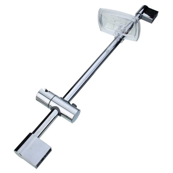

stainless steel shower rod with soap dish lifter stainless steel pipe abs lifting frame adjustable head holder