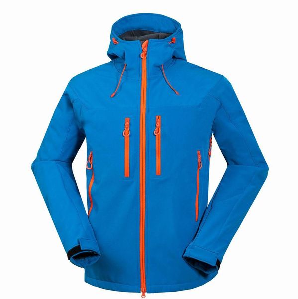 

men's soft shell jacket outdoor windproof skiing jackets snow waterproof hiking mens hiking jackets camping softshell outdoor jacket, Black;brown