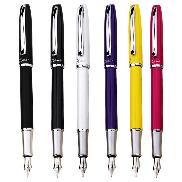 

picasso varna elegant romantic fountain pen iridium fine nib 6 colors optional with gift box noble office business writing set