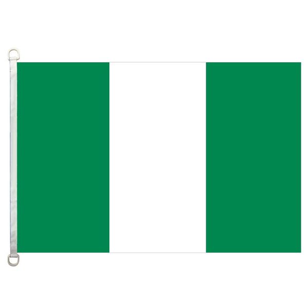 

nigeria flag,90*150cm ,100% polyester, banner,digital printing