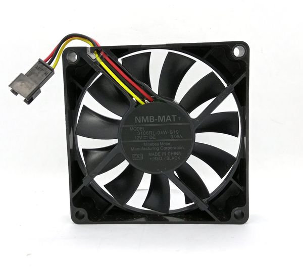 

новый оригинальный нмб 3106rl-04w-требование s19 12в 0,09 а 80x80x15mm проектор вентилятор охлаждения