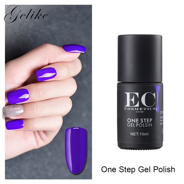 

gelike 1pcs nail gel polish colorful one step uv led gel varnish nail art new design soak off lacquer, Red;pink