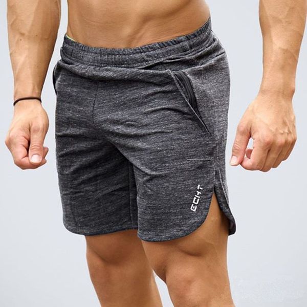 

2018 new men sporting beaching shorts trousers cotton bodybuilding sweatpants fitness short jogger casual gyms men shorts, White;black