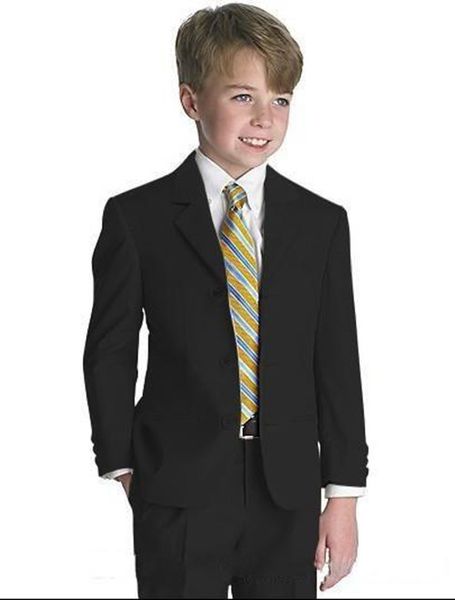 

новые поступления три кнопки black нотч мальчик новоселье повод дети tuxedos свадьба костюмы (куртка + брюки + галстук) 617
