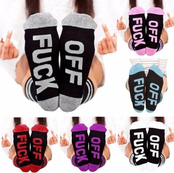 

off socks anklet sports football skateboard fashion short socks women men adults letter ship socks 8 colors, Pink;yellow