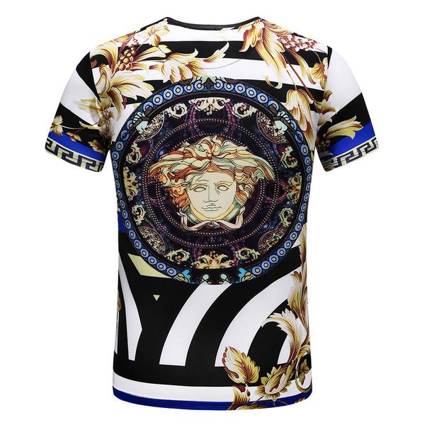 

2018 Fashion Design Brand Men's Casual Cotton and short sleeve lapel T Shirts Slim M-3XL 3696