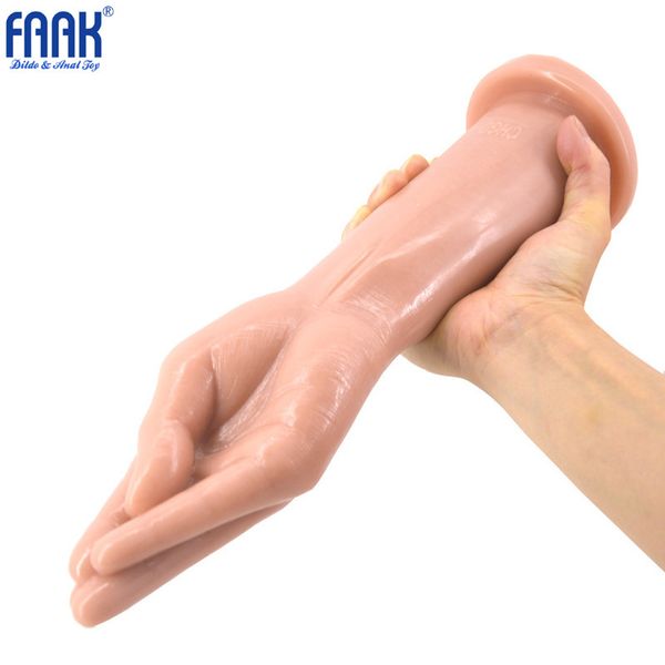 New Fist Dildo grande mano dildo grande plug anale giocattoli erotici del sesso enorme dildo braccio fisting donne lesbiche masturbarsi flirtare sex shop Y1892002