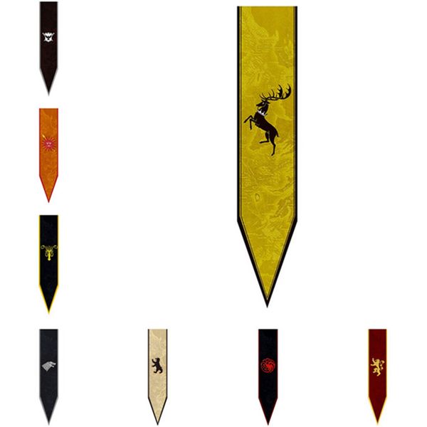 

est house stark banner game of thrones flag tournament outdoor banner flag custom america usa soccer college baseball flag 100pcs t1i879