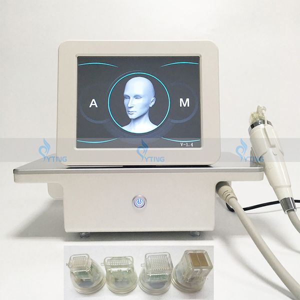 RF Microneedle Machine per il rassodamento della pelle Salon Face Body Lifting Therapy System Portable Gold Farctional Radio Frequency Rimozione delle rughe