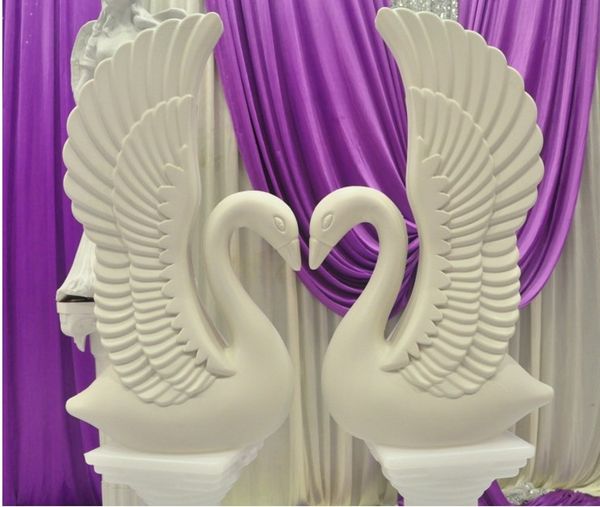 Ande de decoração de casamento de casamento de casamento de coluna Roman e elegante e swan swan suprimentos de decoração de suprimentos de frete grátis