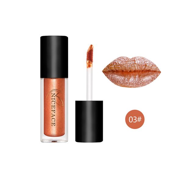 

fashion women metallic lipstick lips makeup long lasting pigment nude gold nude liquid veet metal lipgloss gift cosmetics