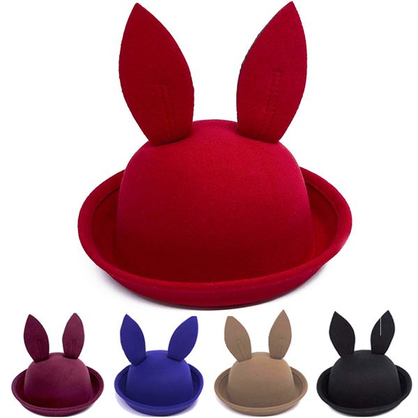 

new fashion baby summer cap bucket hats for girls rabbit ears cap for children sun hat caps boy girl baby hat, Yellow