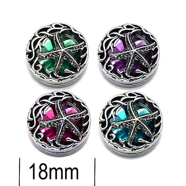

new w344 3d 18mm 25mm rhinestone metal snap button for bracelet necklace interchangeable jewelry women accessorie
