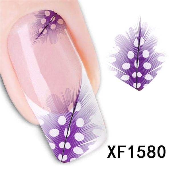 

1 sheet nail art stickers france style flower print 3d nail art stickers flower manicure adhesive transfer decals, Black