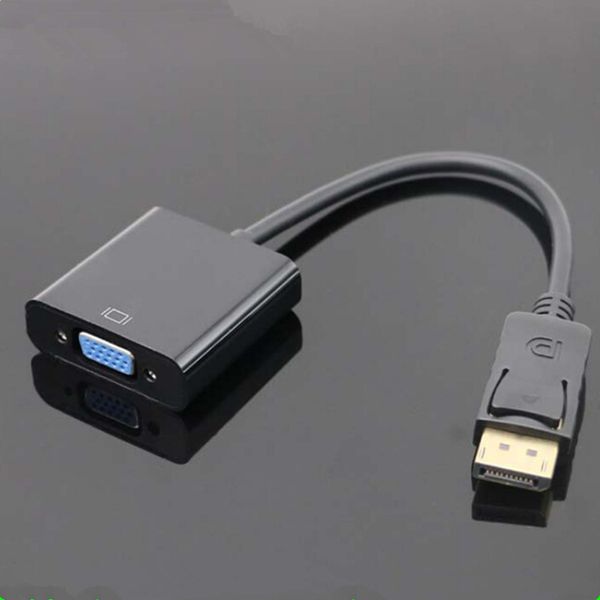 

dp displayport male to vga female converter adapter adaptor cable dp to vga for pc laptop