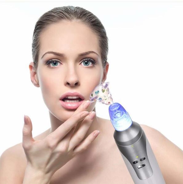 Profissional Elétrica Blackhead Remover Vacuum Comedo sucção Nose Acne poros da pele Cleaner Facial Limpeza de Pele Machine Tool Cuidados